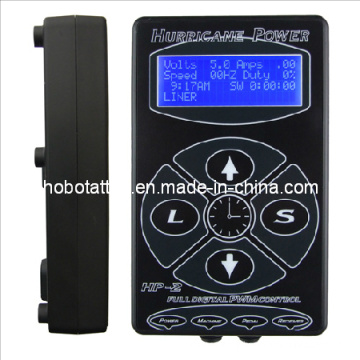 High Quality Hurricane LCD Digital Tattoo Power Supply (HB1005-37)